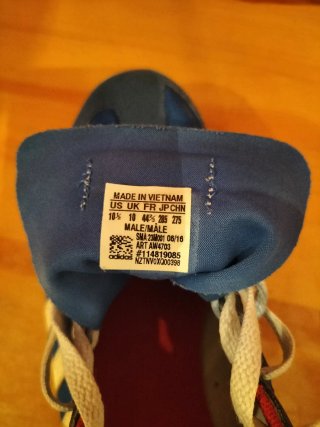 Zapatillas Adidas Azul y Rojo