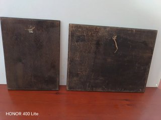 2 Retratos Taurinos sobre Tabla Lacados