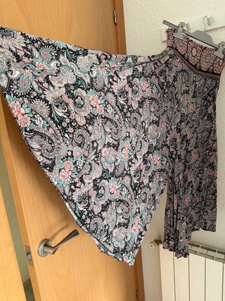 Falda pantalón TU.India étnica fluida nueva
