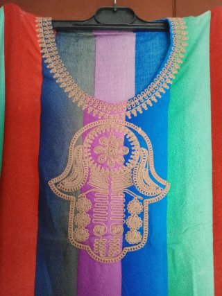 Kandora Marroquí Multicolor