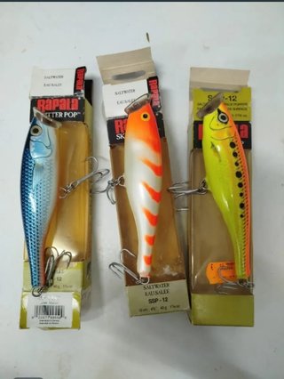 3 Señuelos Rapala Saltwater SSP-12