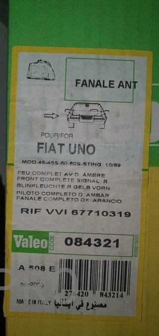 piloto fiat uno intermitente valeo