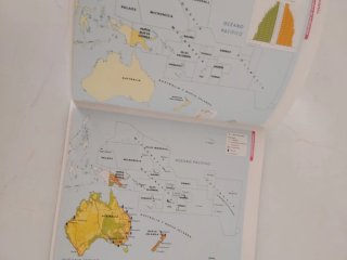 Atlas de Geografía+diario de aprendizaje geografia