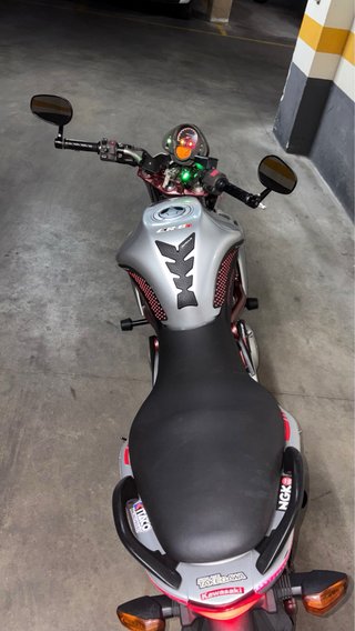 Kawasaki ER-6n ABS 2005 Naked Plata y Rojo
