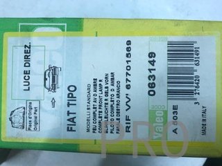 Piloto intermitente Fiat tipo derecho naranja