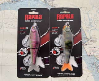 Lote 2 señuelos Rapala Super Shadow Rap 11 - 205