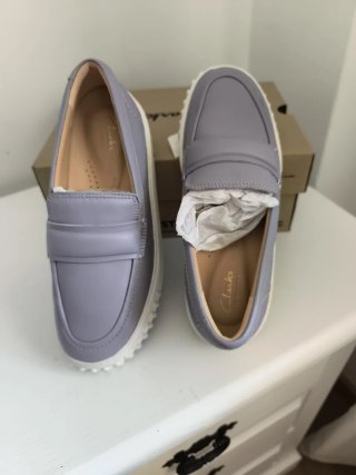 Mocasines Clarks Mujer Lila Talla 37.5