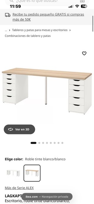 Escritorio Ikea LAGKAPTAN