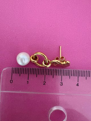 Pendientes Tous Oso Oro y Brillantes