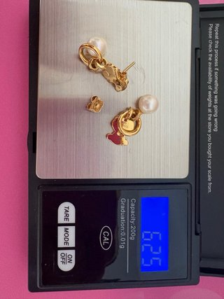 Pendientes Tous Oso Oro y Brillantes