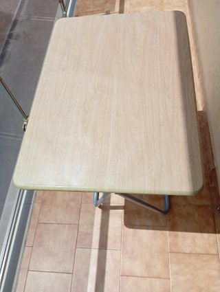 Mesa plegable doble altura 62/70cm