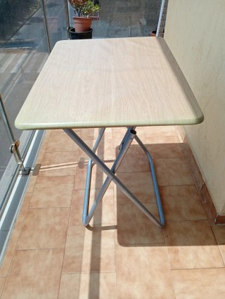 Mesa plegable doble altura 62/70cm