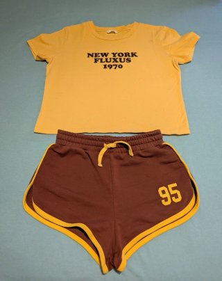 Conjunto camiseta y shorts