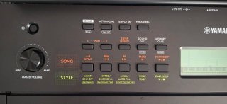 Teclado Yamaha PSR E-283 con soporte y funda