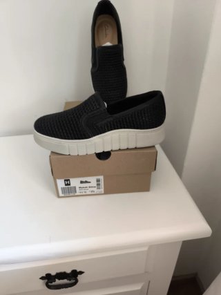 Mocasines Clarks Mykah Shine Negro Mujer T. 37.5