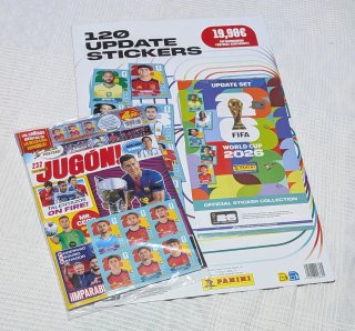 120 Cromos Panini Mundial 2026 + Revista Jugón!