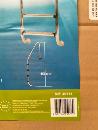 Gre 40272 Scala di Sicurezza per Piscine