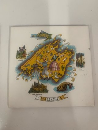 2 Azulejos Vintage Mallorca Islas Baleares