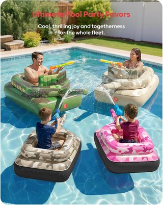 Flotador Piscina Niños Tanque Cañón de Agua