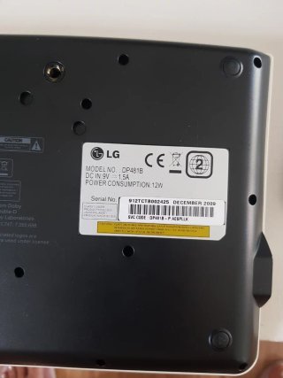 Reproductor DVD Portátil LG