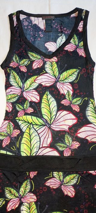 Vestido estampado vibrante Custo Barcelona talla 3