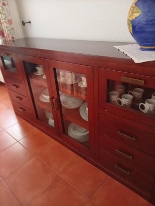 Salón completo en madera maciza