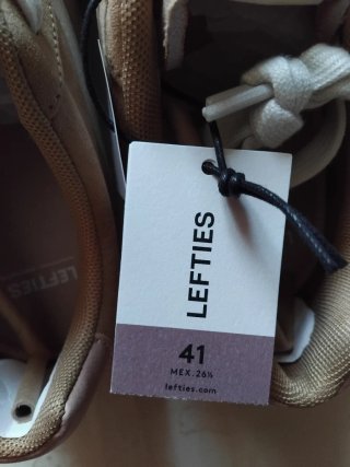 Zapatillas deportivas beige/rosa talla 41 nuevas