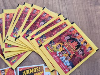 11 Bustine Panini Gli Idoli della Roja
