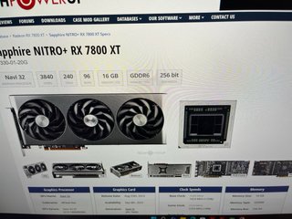 Tarjeta Gráfica Sapphire NITRO RX 7800xt#900014