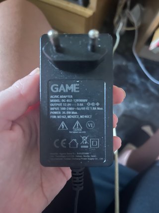 Adaptador GAME AC/DC DC-852 12V 3A