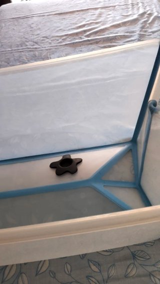 Bañera plegable para bebé con soporte