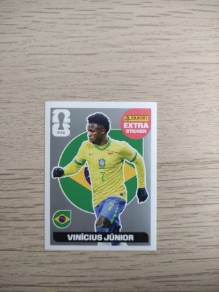 Adesivo Extra Panini - Vinícius Júnior - Argento