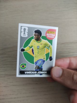 Adesivo Extra Panini - Vinícius Júnior - Argento