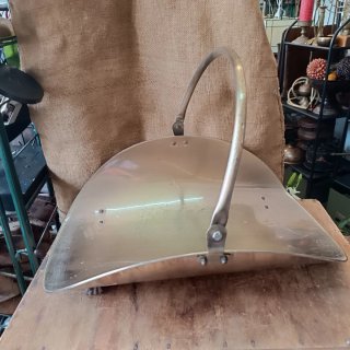 Porta legna in ottone vintage