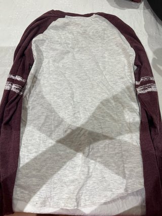 Camiseta Manga Larga Harry Potter Gris/Burdeos