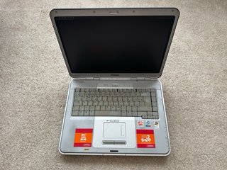 Ordenador Compaq Antiguo Plata/Negro