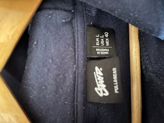 Sudadera azul marino con logo