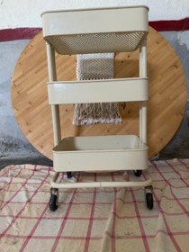 Carrito Organizador IKEA RÅSKOG Beige