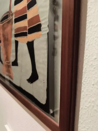 Cuadro artesanal africano
