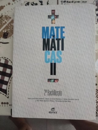 Matemáticas II, 2 bachillerato. Como nuevo