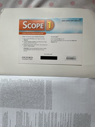 Inglés Scope One