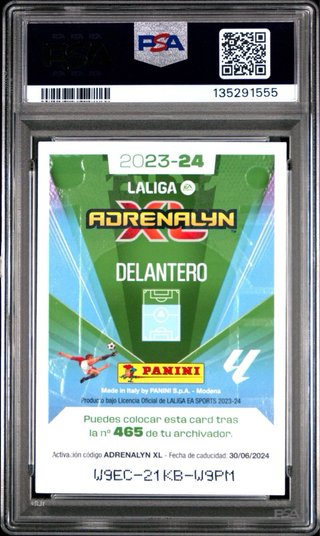 Lamine Yamal Pallone d'Oro PSA 10 Adrenalyn XL FCB