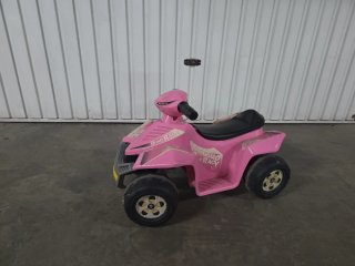 Moto Quad Eléctrica Infantil Rosa