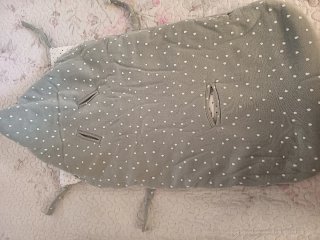 Saco de dormir para bebé con capucha de 90 cm