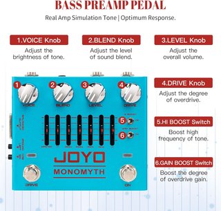 JOYO Monomyth Preamp Guitarra/Bajo