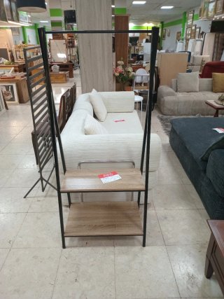 Perchero Metálico y Madera