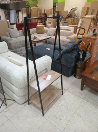 Perchero Metálico y Madera