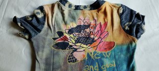 Vestido Desigual inspiración asiática