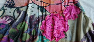 Vestido Desigual inspiración asiática