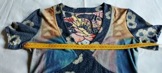 Vestido Desigual inspiración asiática